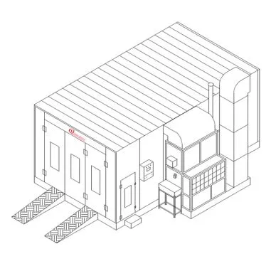 ডিজেল কার পেইন্ট বুথ ওভেন